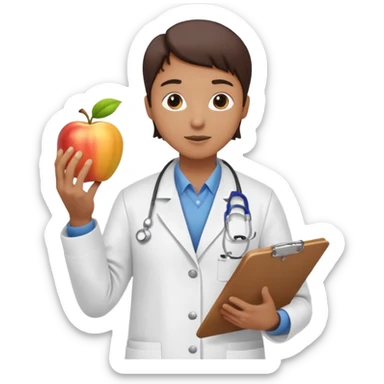 Il programma nutrizionale in studio prevede una valutazione personalizzata delle abitudini alimentari e dello stato corporeo, seguita da un piano nutrizionale su misura. sticker