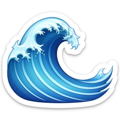 Wave sticker