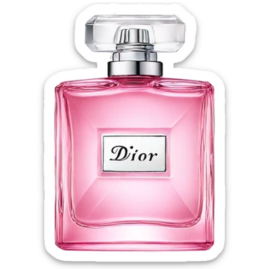 Pink Dior perfume  sticker