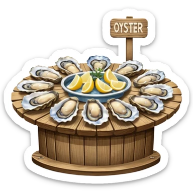 oyster stand sticker