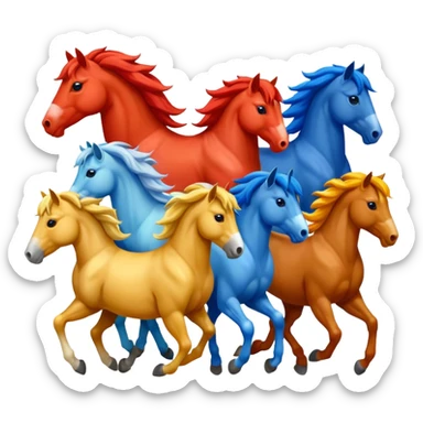 caballos sticker
