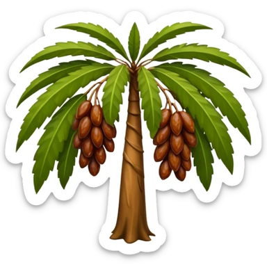 Dates tree sticker