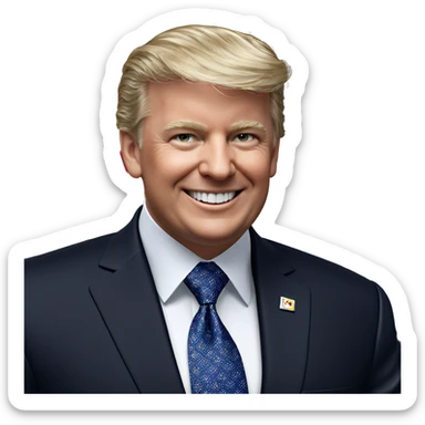 smiling boy in formal attire sticker