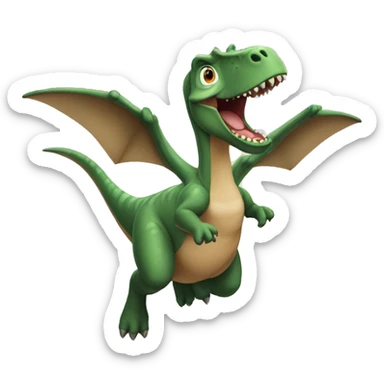 Dinosaurio volando sticker