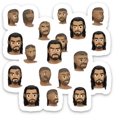roman reigns hype tribal sticker