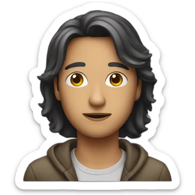 a person who know all sticker