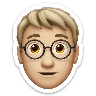 harry potter face sticker