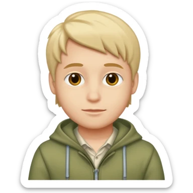 Pascal con ropita sticker