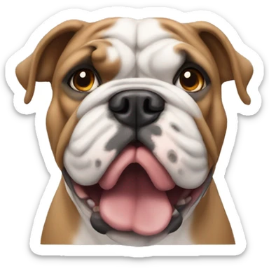 A English bulldog  sticker