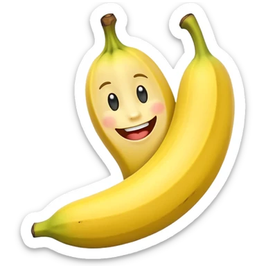 crear un emoticon basado en gustos variados del cambur sticker