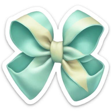 Pastel cute bow sticker