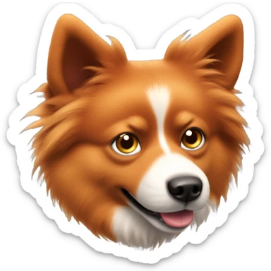 red spitz sticker