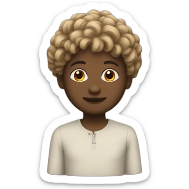 Afriquain avec un prénom "Maël" sticker