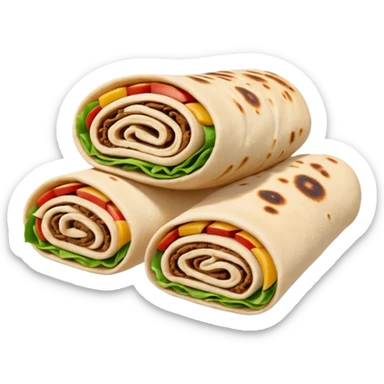 small shawarma sticker