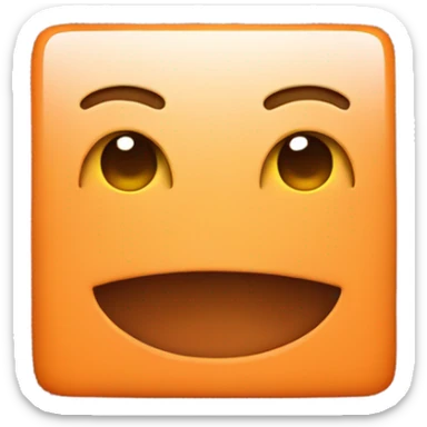 light orange square emoji please sticker