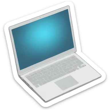 laptop , on screen code programm 1C sticker