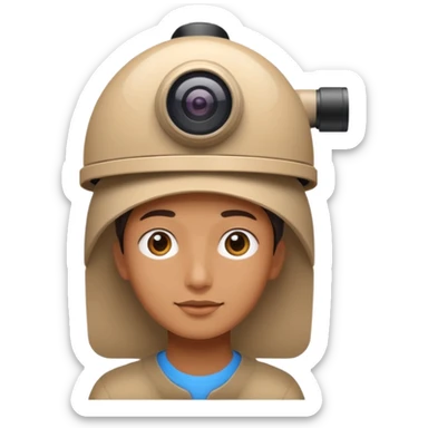 Top right corner image add a dome camera on top sticker