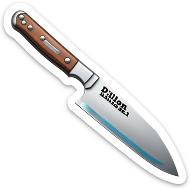 Knife that says that was some Dillon ish  sticker