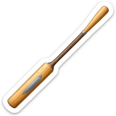 a baseball bat with nails sticker