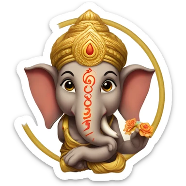 OM ganesha sticker