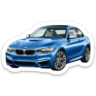 BMW car sticker