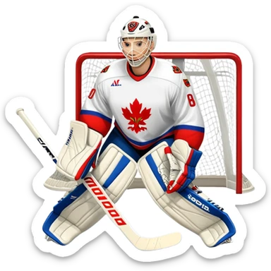 Nikita Serebryakov goalkeeper avangard hockey club omsk sticker