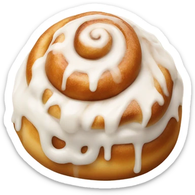 Cute cinnamon roll sticker