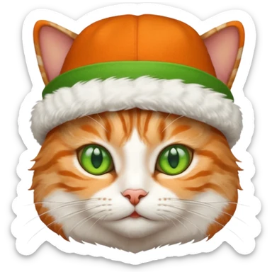 кот в шляпе sticker