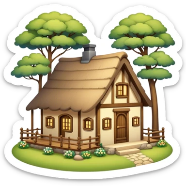 Cottage core sticker