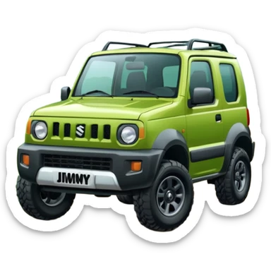 Suzuki jimny green colour sticker