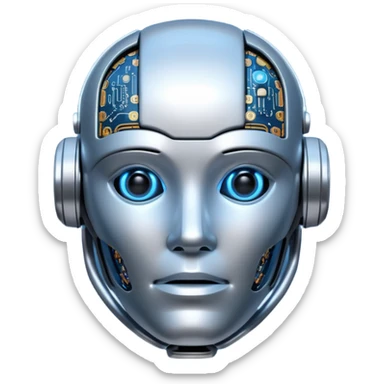 I need an emoji for Slack that ilustrates Artificial Intelligence (AI) si I can flag/tag pull requests and messages that are generated with AI for colleagues to know that they need to pay attention !
What is most descriptive for AI pull request ?

Make it animated and as large as possible  sticker