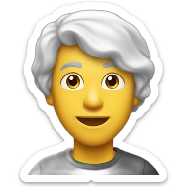 Signe jul rappeur en emoji iPhone  sticker