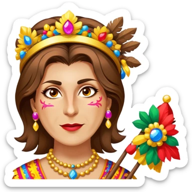 Colorful Parade Participant sticker