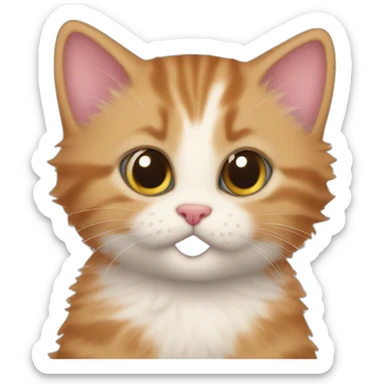 kittens at mom's birthday sticker