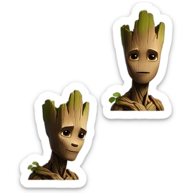 Groot galaxy guardians sticker
