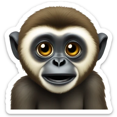 Hainan gibbon sticker