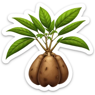one Cassava  sticker