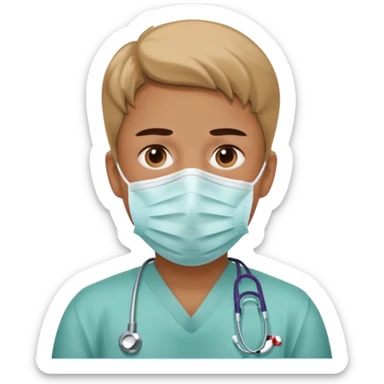 at the doctor's sticker