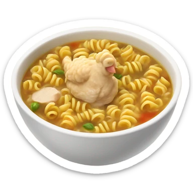 Chicken rotini soup sticker