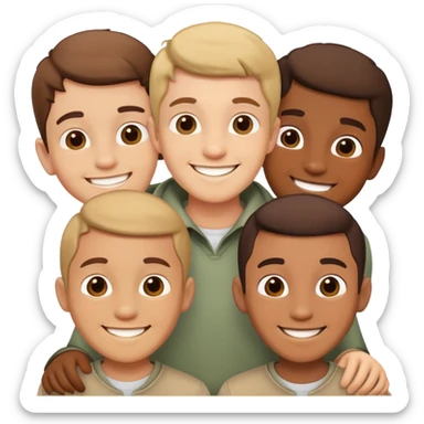 Three brothers sticker