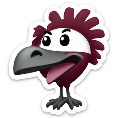 south carolina gamecocks mascot sticker