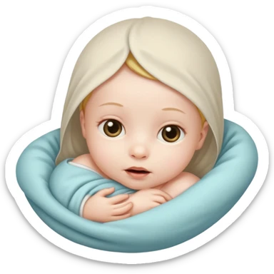 A newborn sticker