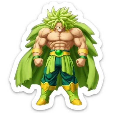 Broly the legendary super saiyan sticker