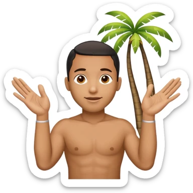 Two hands yeeting like how jey USO does  sticker