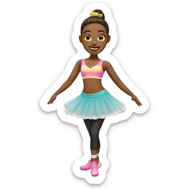Bailarina de zumba sticker
