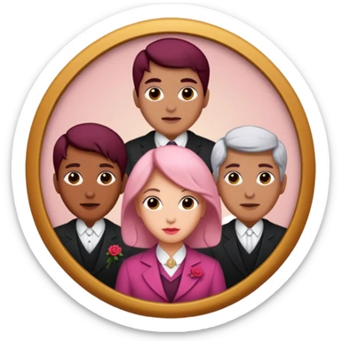 ESO umbral rose Council members sticker