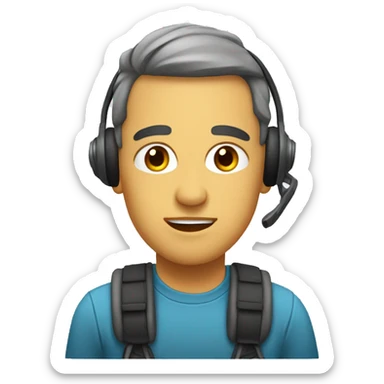 Audífonos  sticker