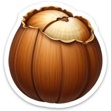 hazelnut sticker