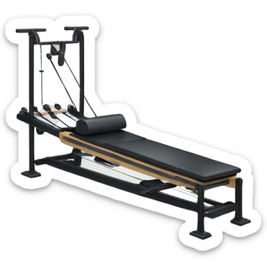 Pilates reformer machine sticker