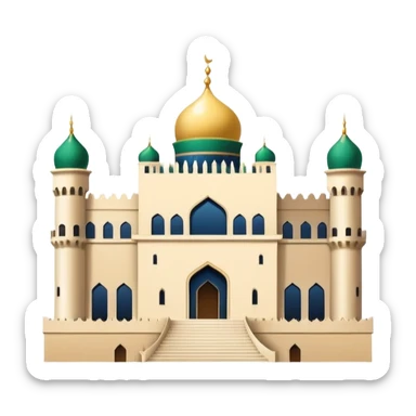 the prince's palace in Riyadh. sticker